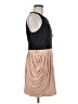 Twelve by Twelve 100% Polyester Color Block Tan Cocktail Dress Size M - photo 4