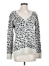 Ann Taylor LOFT Animal Print Silver Pullover Sweater Size S - photo 1