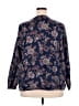 Caslon Paisley Blue Long Sleeve Blouse Size 2X - photo 2