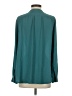 Ann Taylor LOFT 100% Polyester Teal Long Sleeve Blouse Size XS - photo 2