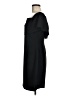 Charles Henry Solid Black Cocktail Dress Size M - photo 5