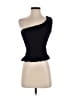Aqua Black Sleeveless Top Size S - photo 1