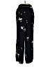 Massimo Dutti 100% Viscose Floral Black Casual Pants Size 8 - photo 2