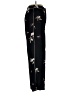 Massimo Dutti 100% Viscose Floral Black Casual Pants Size 8 - photo 4