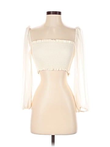 Blue Life 3/4 Sleeve Blouse (view 1)
