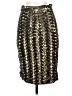 Hunter Bell 100% Polyester Metallic Gold Formal Skirt Size 0 - photo 1