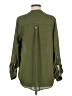 Fervour 100% Polyester Green Long Sleeve Blouse Size M - photo 2