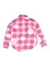 Justice Pink Long Sleeve Button-Down Shirt Size 7/8 - photo 2