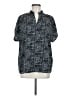 Assorted Brands 100% Polyester Black Short Sleeve Blouse Size 8 - 10 - photo 1