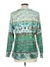 Assorted Brands Aztec Or Tribal Print Teal Long Sleeve Blouse Size L - photo 2