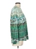 Assorted Brands Aztec Or Tribal Print Teal Long Sleeve Blouse Size L - photo 4