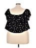 Assorted Brands 100% Rayon Black Short Sleeve Blouse Size 3X - photo 2