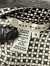 Max Studio 100% Rayon Houndstooth Gray 3/4 Sleeve Blouse Size M - photo 7