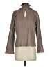 Drew 100% Polyester Brown Long Sleeve Blouse Size XS - photo 1