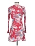 Auguste 100% Rayon Floral Red Casual Dress Size 4 - photo 2
