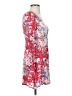 Auguste 100% Rayon Floral Red Casual Dress Size 4 - photo 4