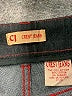 Crest Jeans Stripes Black Jeans Size 17 - 18 - photo 7