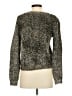 Moth Metallic Silver Pullover Sweater Size S - photo 2