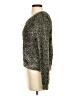 Moth Metallic Silver Pullover Sweater Size S - photo 5