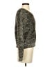 Moth Metallic Silver Pullover Sweater Size S - photo 4