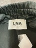 LNA 100% Polyurethane Metallic Black Track Pants Size S - photo 7