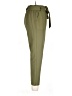 Grace Karin Solid Green Casual Pants Size L - photo 4
