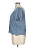 A Beautiful Soul 100% Polyester Blue Short Sleeve Top Size 1X - photo 5