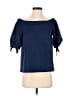 Olivia Grey Blue 3/4 Sleeve Blouse Size S - photo 1