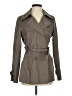 Adolfo Dominguez Gray Tan Trenchcoat Size XS - photo 1