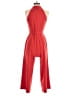 Tommy Hilfiger Solid Red Orange Jumpsuit Size 4 - photo 2