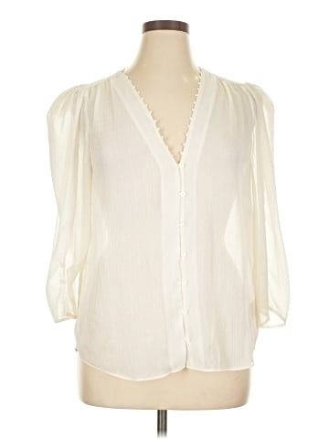 L'Agence 3/4 Sleeve Blouse (view 1)