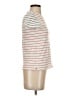 ATM 100% Cotton Stripes Ivory Short Sleeve Turtleneck Size XS - photo 4