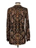H&M Brown Long Sleeve Blouse Size 4 - photo 2