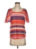 Lola 100% Polyester Orange Short Sleeve Top Size S - photo 1
