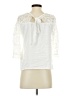 Shein 100% Polyester Ivory 3/4 Sleeve Top Size 2 - photo 2
