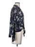 Fate 100% Rayon Gray 3/4 Sleeve Blouse Size S - photo 4