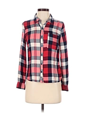 Buttons Long Sleeve Button-Down Shirt (view 1)