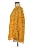 Suzanne Betro 100% Polyester Yellow Long Sleeve Blouse Size M - photo 5