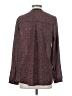 GNW 100% Polyester Burgundy Long Sleeve Blouse Size S - photo 2