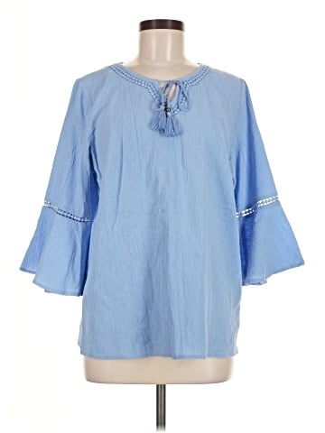 Denim + Company 3/4 Sleeve Blouse (view 1)