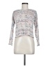 Rush Silver Long Sleeve Top Size M - photo 1