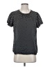 J.Crew 100% Polyester Polka Dots Black Short Sleeve Top Size S (estimated) - photo 1