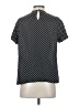 J.Crew 100% Polyester Polka Dots Black Short Sleeve Top Size S (estimated) - photo 2