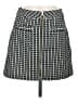 Express Houndstooth Gray Black Casual Skirt Size 8 - photo 1