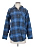 Eddie Bauer Plaid Blue Long Sleeve Button-Down Shirt Size XS - photo 1
