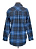 Eddie Bauer Plaid Blue Long Sleeve Button-Down Shirt Size XS - photo 2