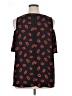 Torrid 100% Polyester Black Short Sleeve Blouse Size 1X Plus (1) - photo 2