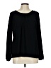Rose + Olive Black Long Sleeve Blouse Size L - photo 1