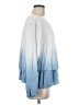 Tempo Paris 100% Viscose Blue Long Sleeve Top Size M - photo 4