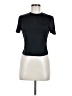 Shein Black Short Sleeve Turtleneck Size 6 - photo 1